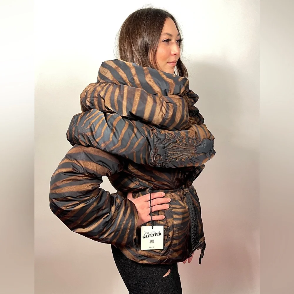 NEW JEAN PAUL GAULTIER RARE VINTAGE 90’s Puffer JKT EU SIZE 40/SMALL NWT - Picture 4 of 15